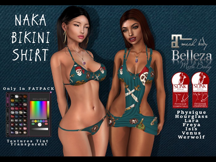 NAKA BIKINI & SHIRT #27 [Single Color]