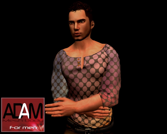 D'Amore Rainbow Dot Button Shirt for Adam