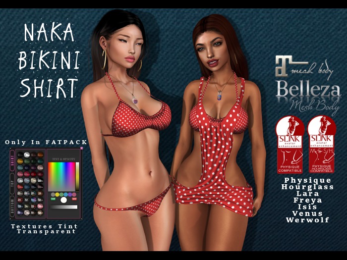 NAKA BIKINI & SHIRT #21 [Single Color]