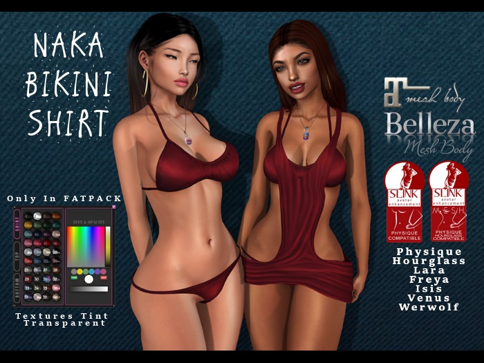 NAKA BIKINI & SHIRT #16 [Single Color]