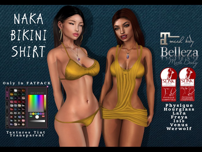 NAKA BIKINI & SHIRT #5 [Single Color]