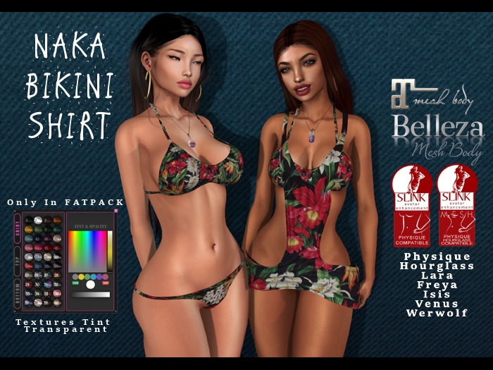 NAKA BIKINI & SHIRT #35 [Single Color]