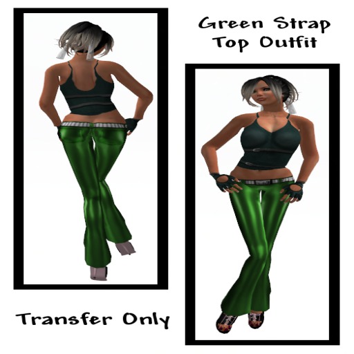 Green Strap Top Outfit