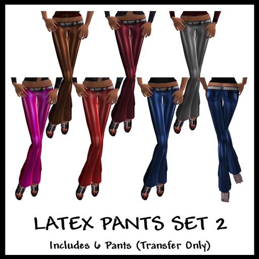 Latex Pants Set 2