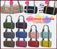 B.C.C. Simple School female Bag Yellow