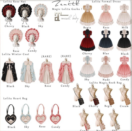 =Zenith=Lolita Magic Book Bag (Candy) -Rigged