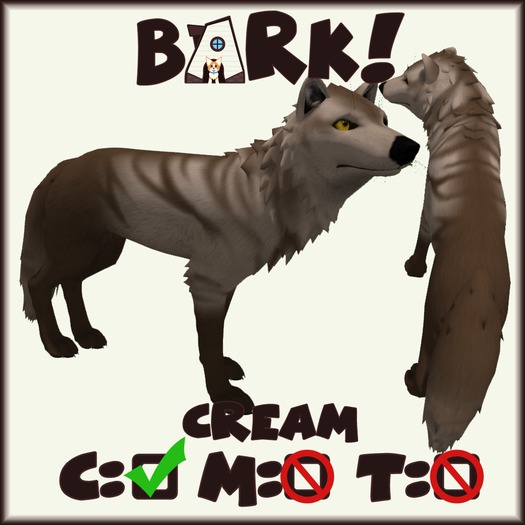 .:BARK!:. Twi wolf mod - Cream