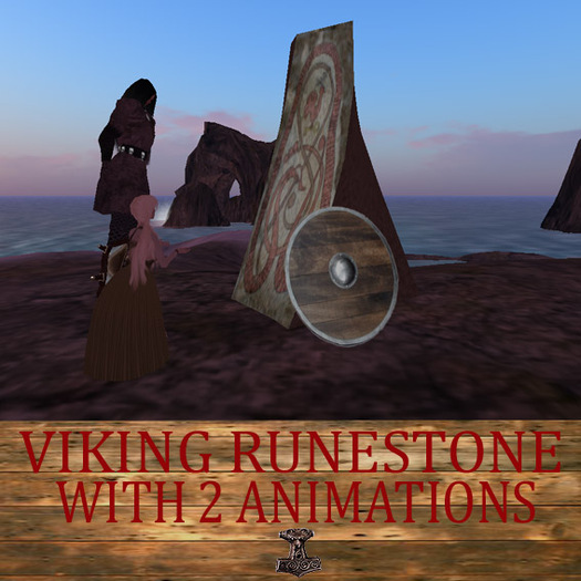 VIKING RUNE STONE FROM THE NORTH