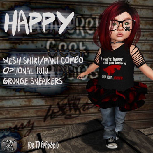 Concrete Geek Kiddos Happy