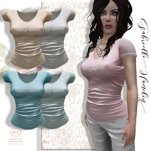 .::Pretty Demo::. Jules TShirt on HUD - IBELIEVE