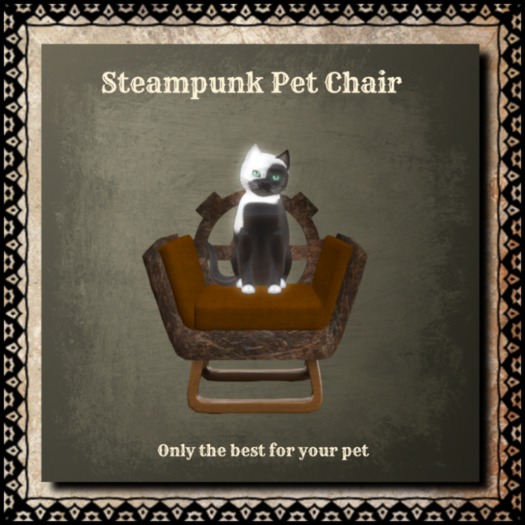 Steampunk Pet Chair (Boxed)