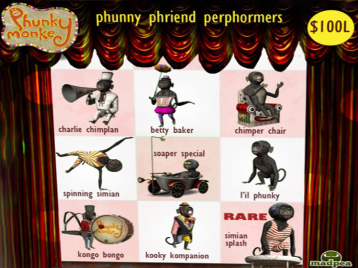 MadPea Phunky Monkey- Simian Splash (rez) RARE