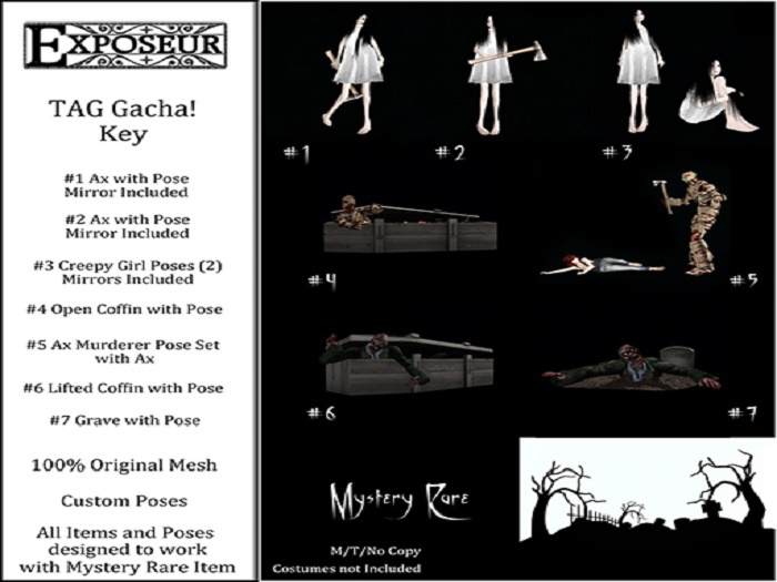 Exposeur - The Graveyard - TAG! Gacha Mystery Rare