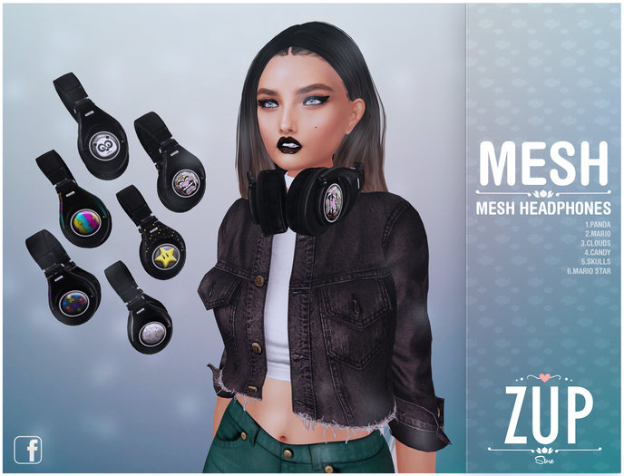 OUTLET ::Zup:: Mesh HeadPhones Pack #01