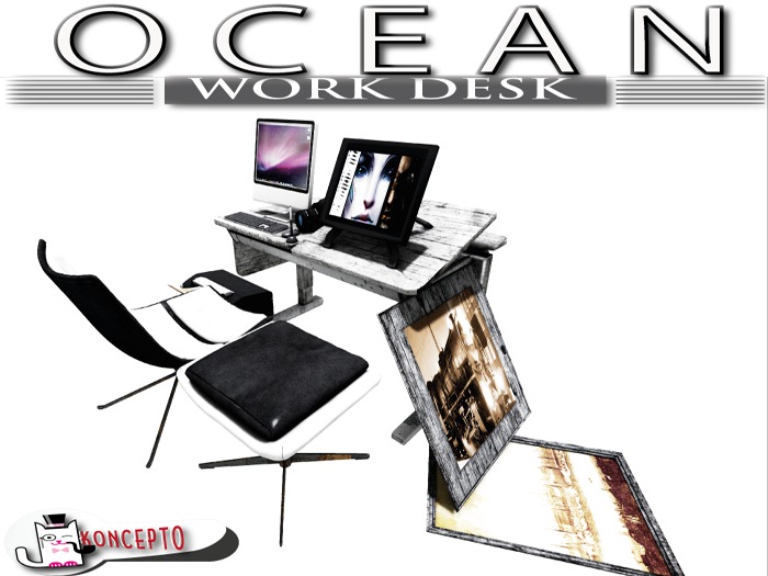 Koncepto Ocean Work Desk Boxed
