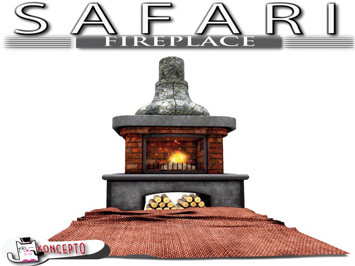 Koncepto Safari Fireplace