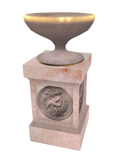 Garden vase (pink) - box