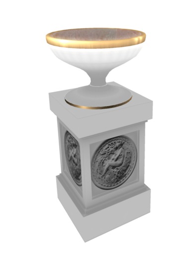 Garden vase (white) - box