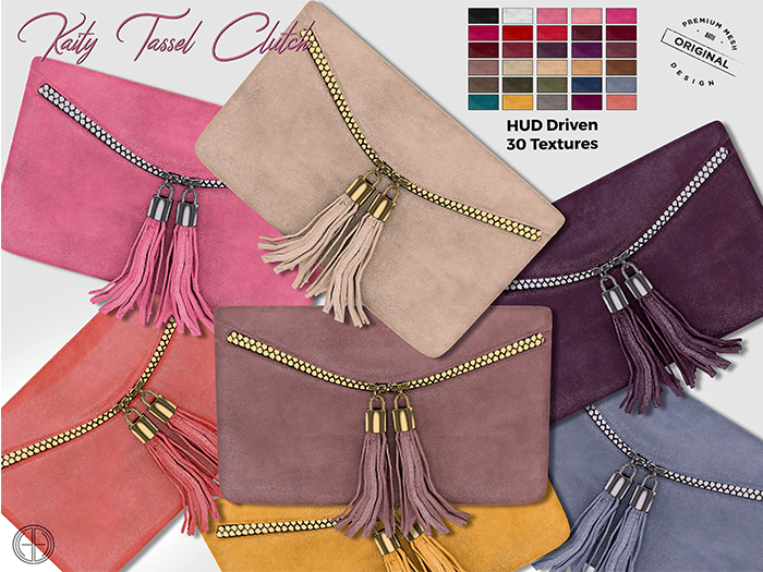 [hh] Kaity Tassel Clutch