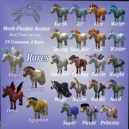 ~*WH*~ Pony Plushie (Water)