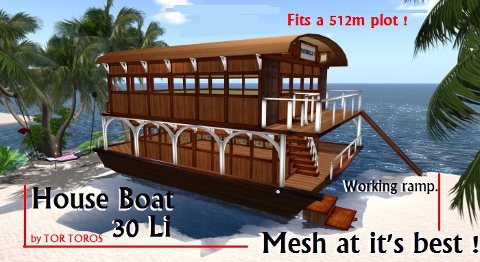BARGAIN ! House Boat (boxed)