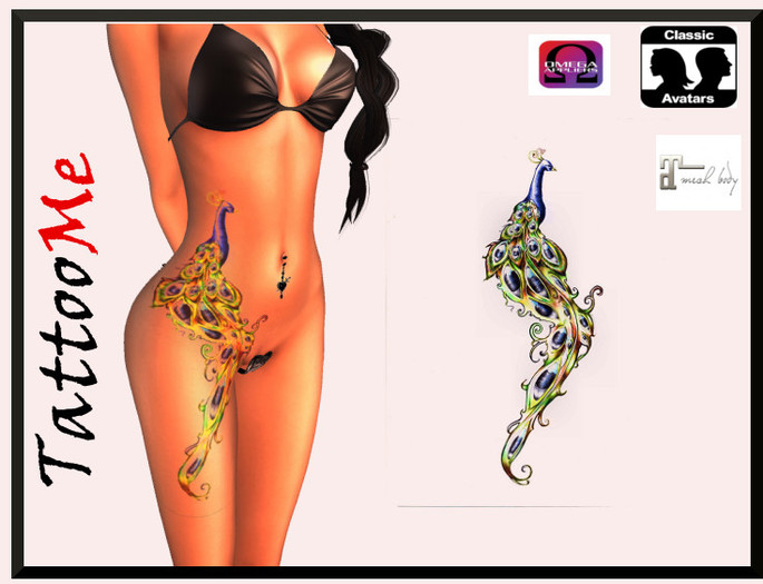 138 TattooMe paon