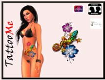 139 TattooMe lezard cote