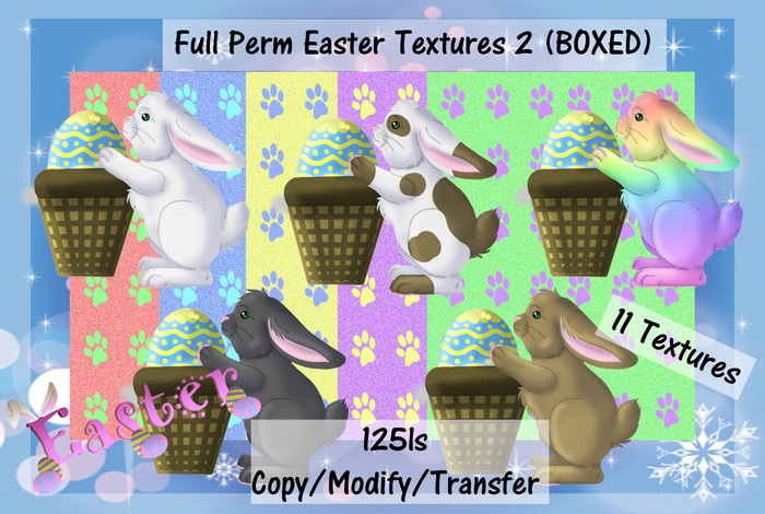 Full perm Easter Textures 2 (BOXED)