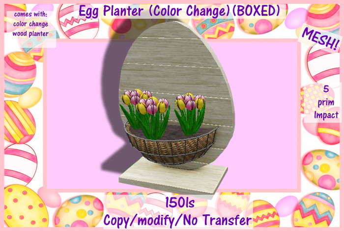 Egg Planter (Color Change)(BOXED)