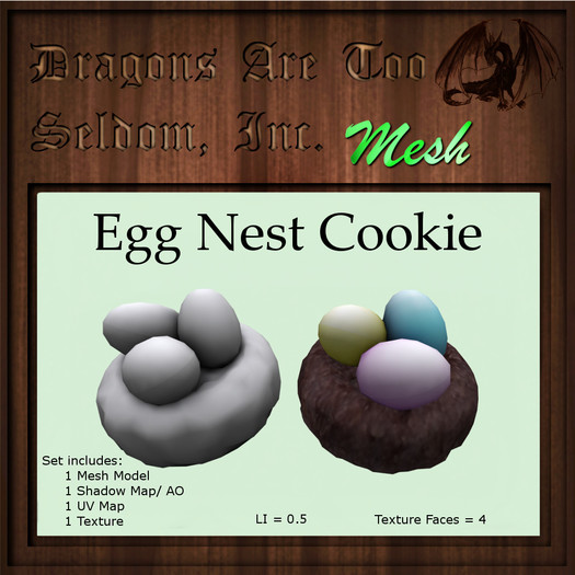 DATSI Mesh - Egg Nest Cookie Set