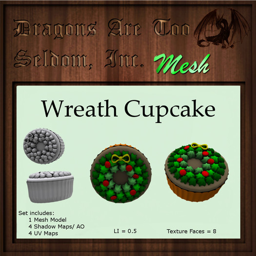 DATSI Mesh - Wreath Cupcake Set