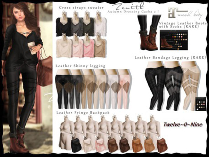 =Zenith=Autumn Dressing ( Black, White, Candy ) With Rares
