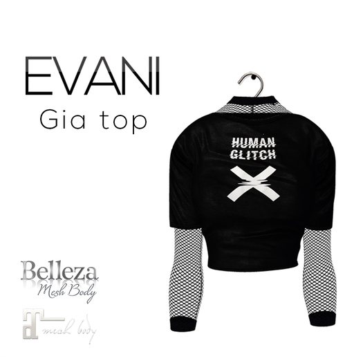 EVANI- Gia top  [Human glitch]