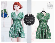 The Secret Store - Sylva Dress - Maitreya Lara, V-Tech Flatchest, Slink Physique + Hourglass - Tropical