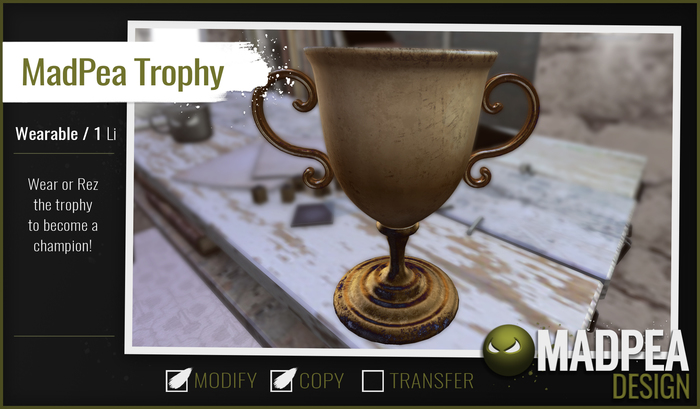 MadPea Trophy Boxed