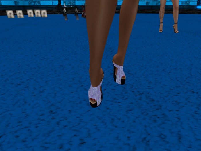 Purple Slink High Heels