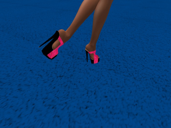 Magenta Textured Slink High Heels