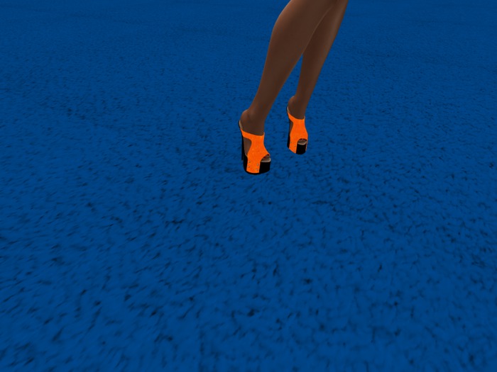 Orange Textured Slink High