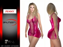 Brunsen! Mesh Dress Sexy Penny for Maitreya Pink Total