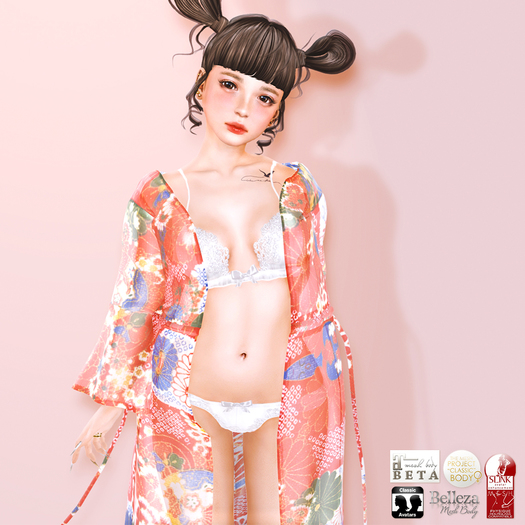 ASO! Silky Kimono (Kanazawa) - Slink / Maitreya / Belleza / TMP