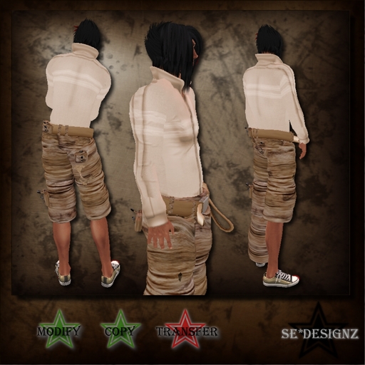 [SE*Designz] Track Jacket - Beige Stripes
