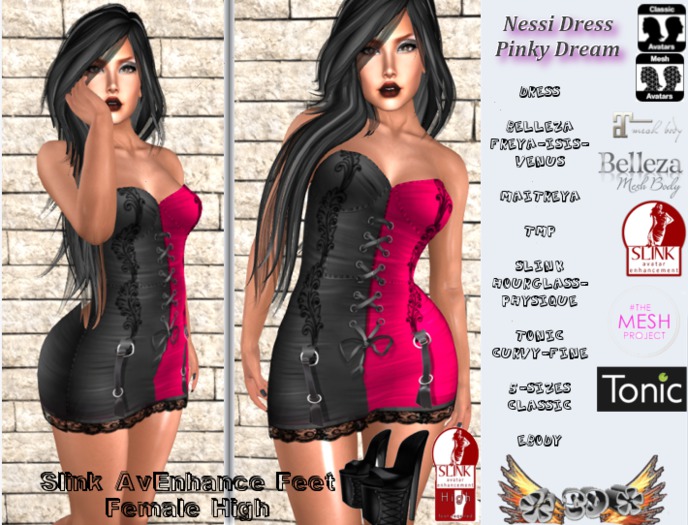 *CD* Nessi Pinky Dream Dress  (Boxed)