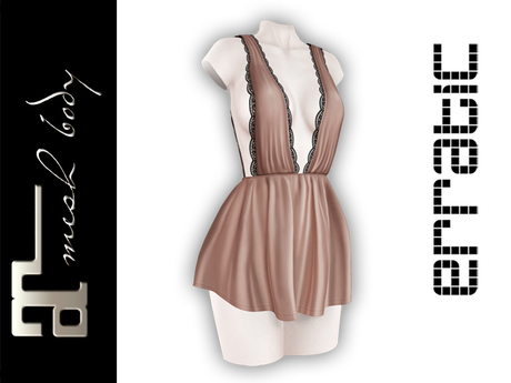 Second Life Marketplace - erratic / priscilla - satin babydoll / nude