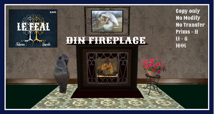 Din Fireplace - Boxed