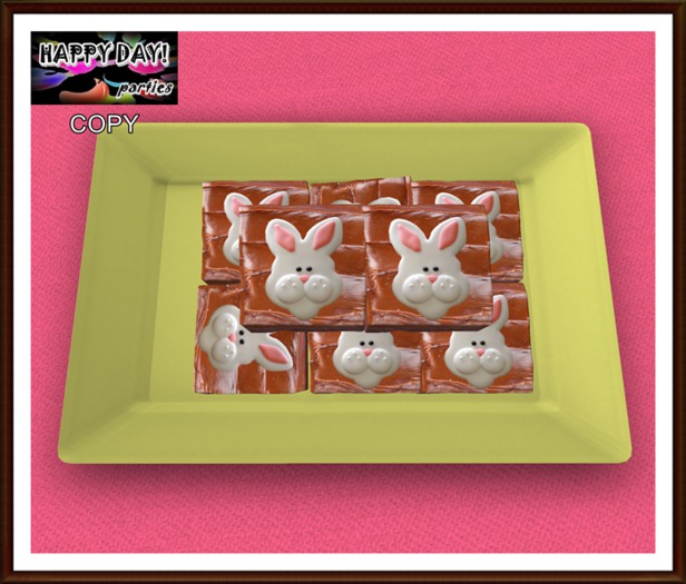 Easter - Brownies Tray