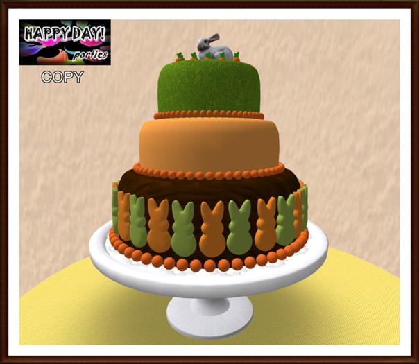 Easter - Bunnies and Carrots Cake