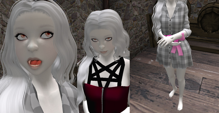 Delicate Albinos Lady