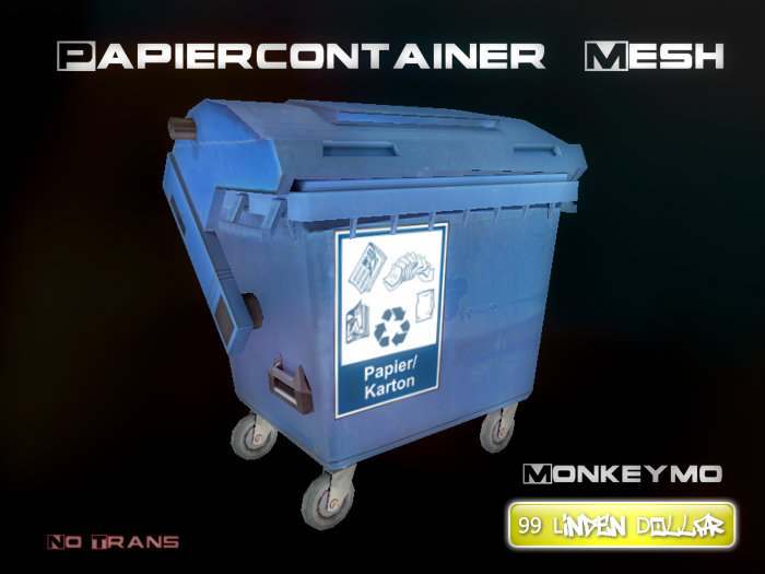 Papiercontainer - Mesh - Monkeymo