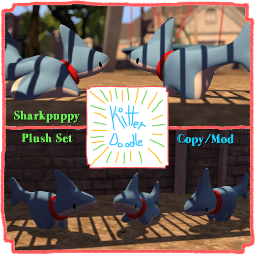 [KD] Sharkpuppy Plush Set