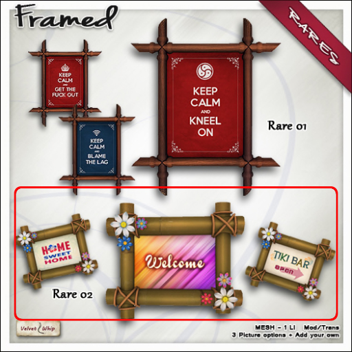 [V/W] Framed Gacha 02 RARE